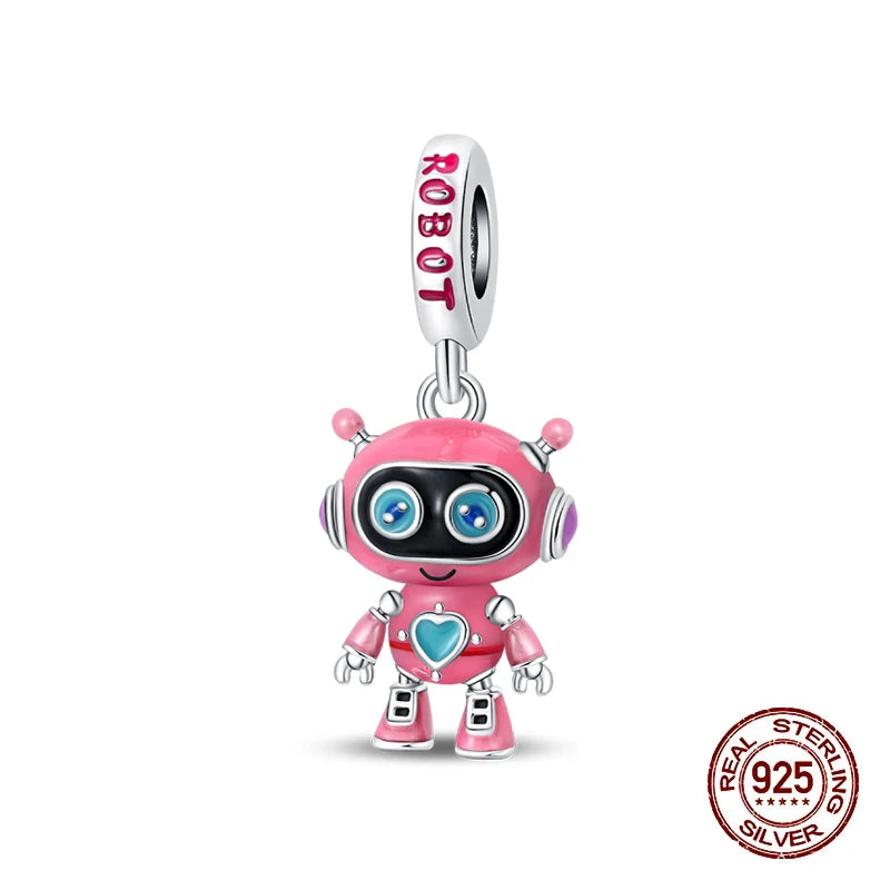 925 Sterling Silver Time Machine Trunk Travel Camera Charms Beads Fit 3mm 925 Original Bracelets DIY Jewelry Birthday Gift