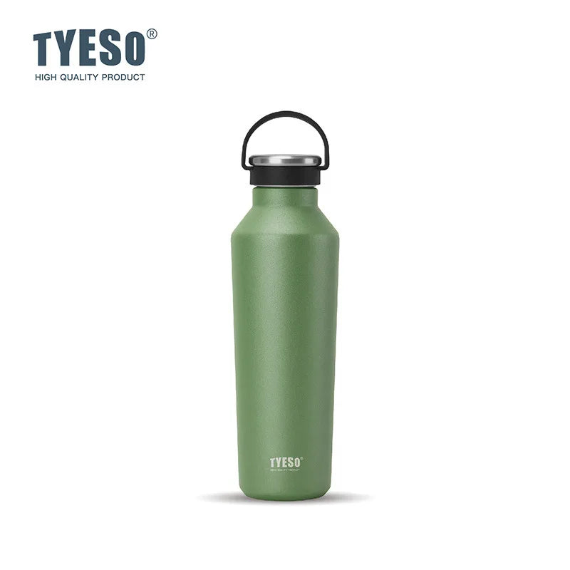 Tyeso Thermos Cup Stainless Steel Vacuum Water Bottle With handle Portable Leak-Proof for Sports Outdoo Insulated Cups Drinkware