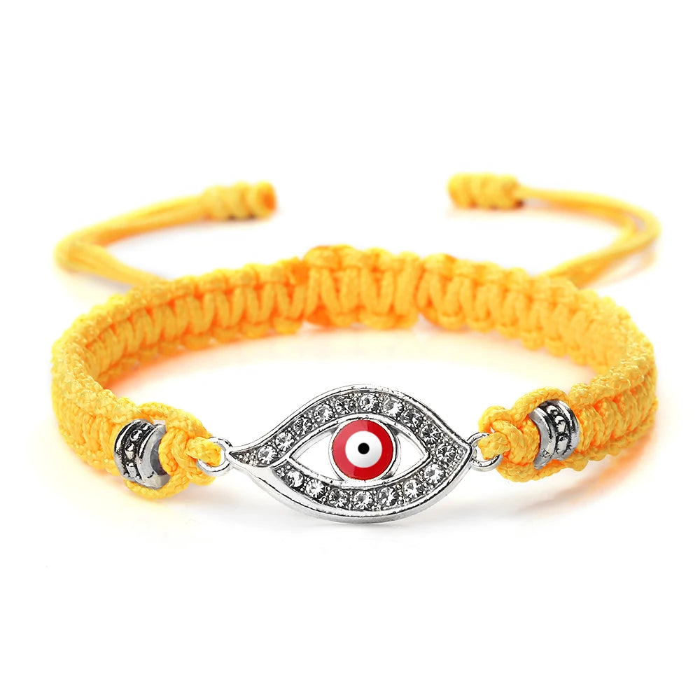 Handmade Turkish Evil Eye Bracelets For Women Men Braided Red Rope Lucky Bracelets Fashion Couple Bracelets Friendship Jewelry