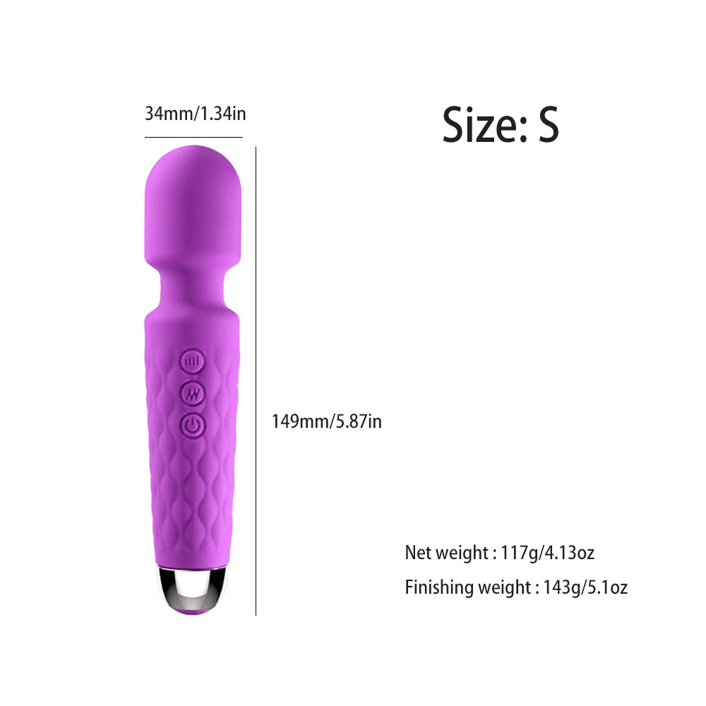 Wireless Dildos AV Vibrator Magic Wand for Women Clitoris Stimulator G Spot Massager Vibrator Female Masturbator Adult Sex Toys - Madeinsea©