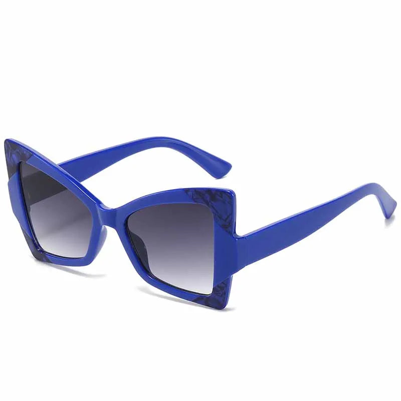 Fashion Sunglasses Classic Retro Cat Eye Glasses Women Brand Vintage Travel Butterfly Sun Glasses Big Female Eyewear Anti-Glare