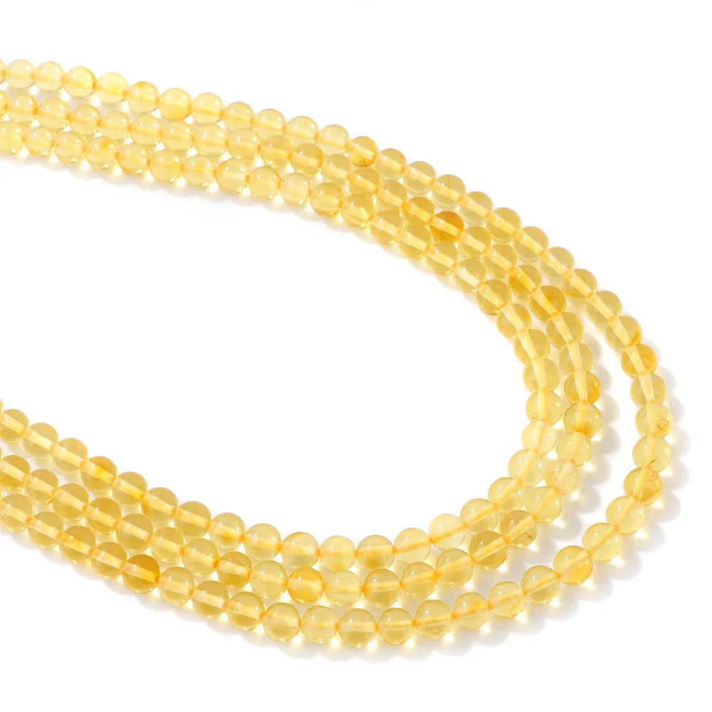 100% Natural Irregular Amber Stone Bead Round Oval Nugget Chips Raw Ambers Beads DIY Bracelet Necklace Jewelry Accessories