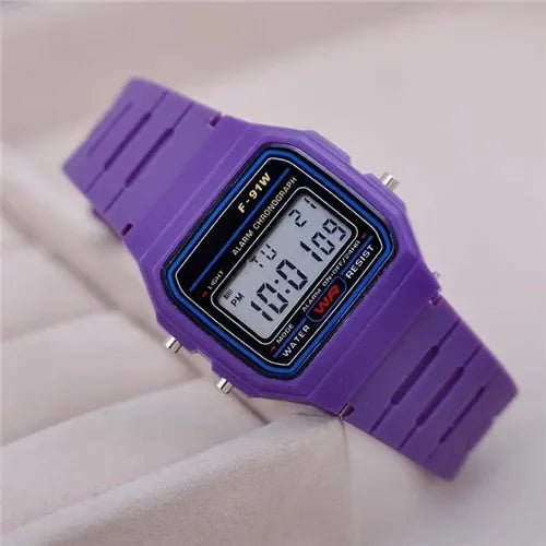 Retro Square Electronic Watches Digital Display Women Men Watch Rose Gold Silver Luxury Ladies Wristwatches Relojes Para Mujer