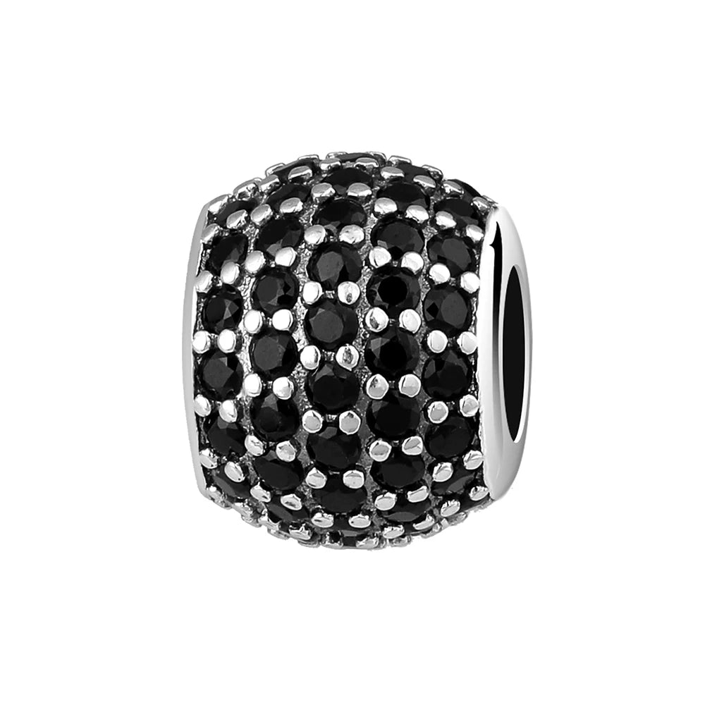 New European Style 925 Silver Black, Bagua, Watch Computer, Camera, Cat, Bead Pendant, Original Bracelet DIY Women's Jewelry