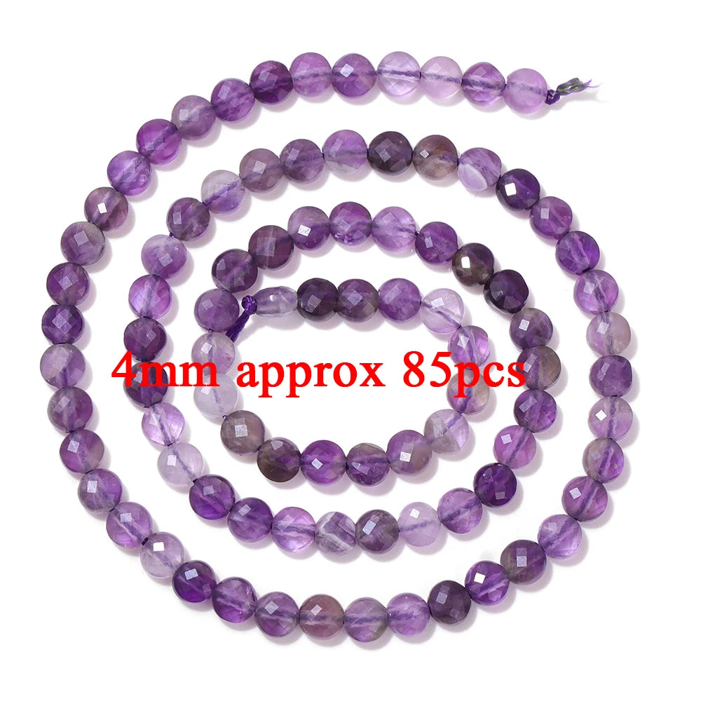 Natural Amethyst Energy Stone Bead Purple Quartzs Crystals Beads Healing Power Fit Health,Beauty,Clarity,Relieve stress,Calming