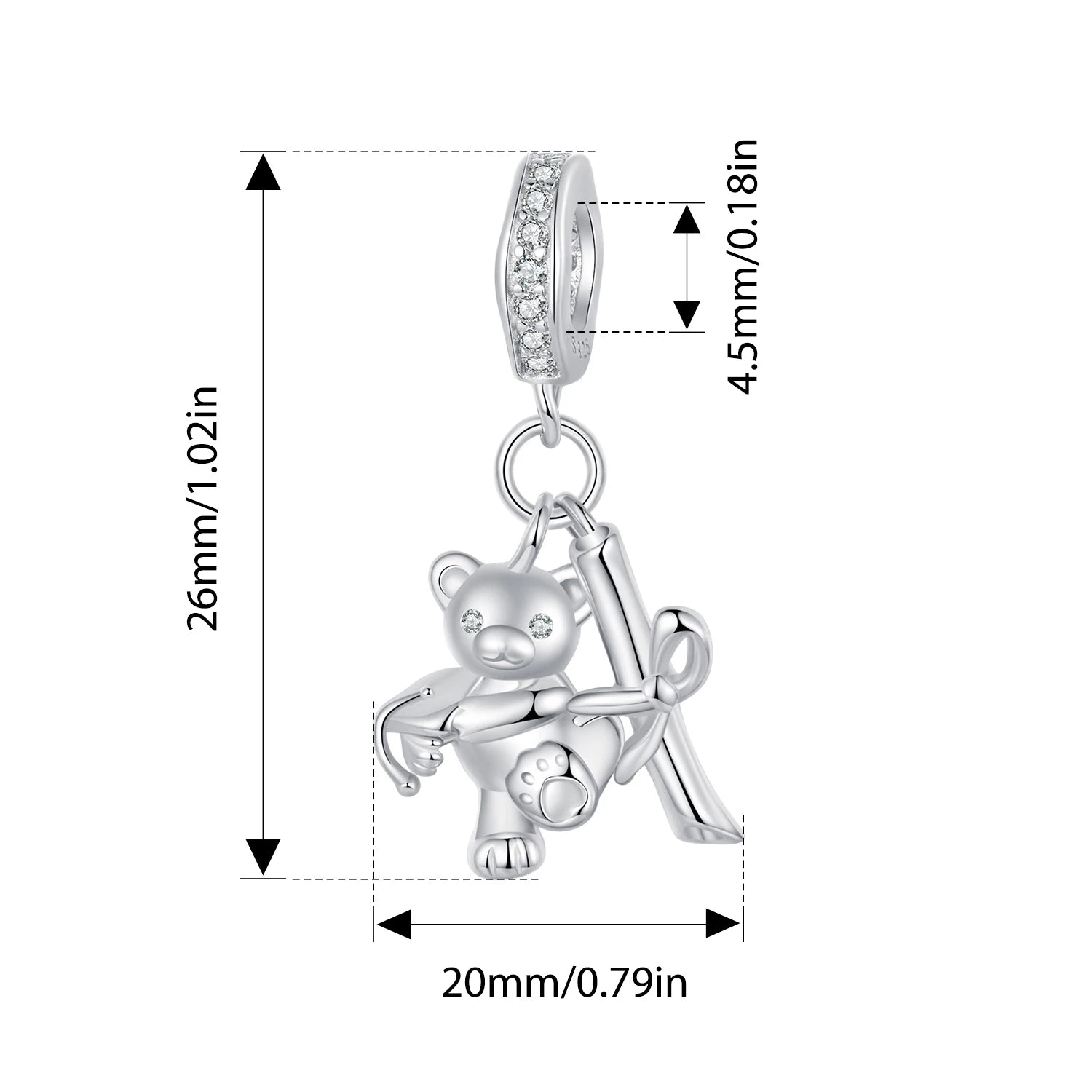 BAMOER Happy Graduate Charms Bachelor-Hut-Perlen, oxidierter Einhorn-Anhänger für junge Frauen, Armband, DIY-Geschenk zur Abschlussfeier