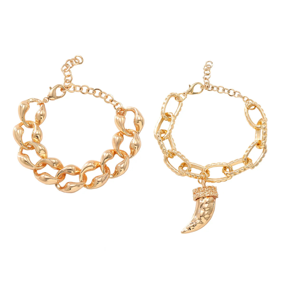 ZAA Bohemian Metal Design Animal Horn Multi Layer Summer Bracelet