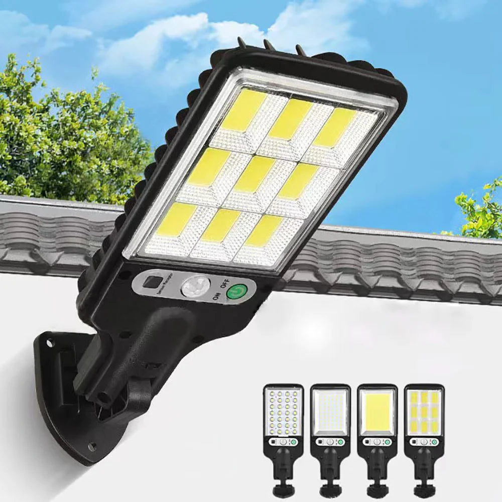 616 Solar Outdoor LED Wall Light Human Body Waterproof Sensin Suitable for Garden Terrace Garage Courtyard and Street Lighting