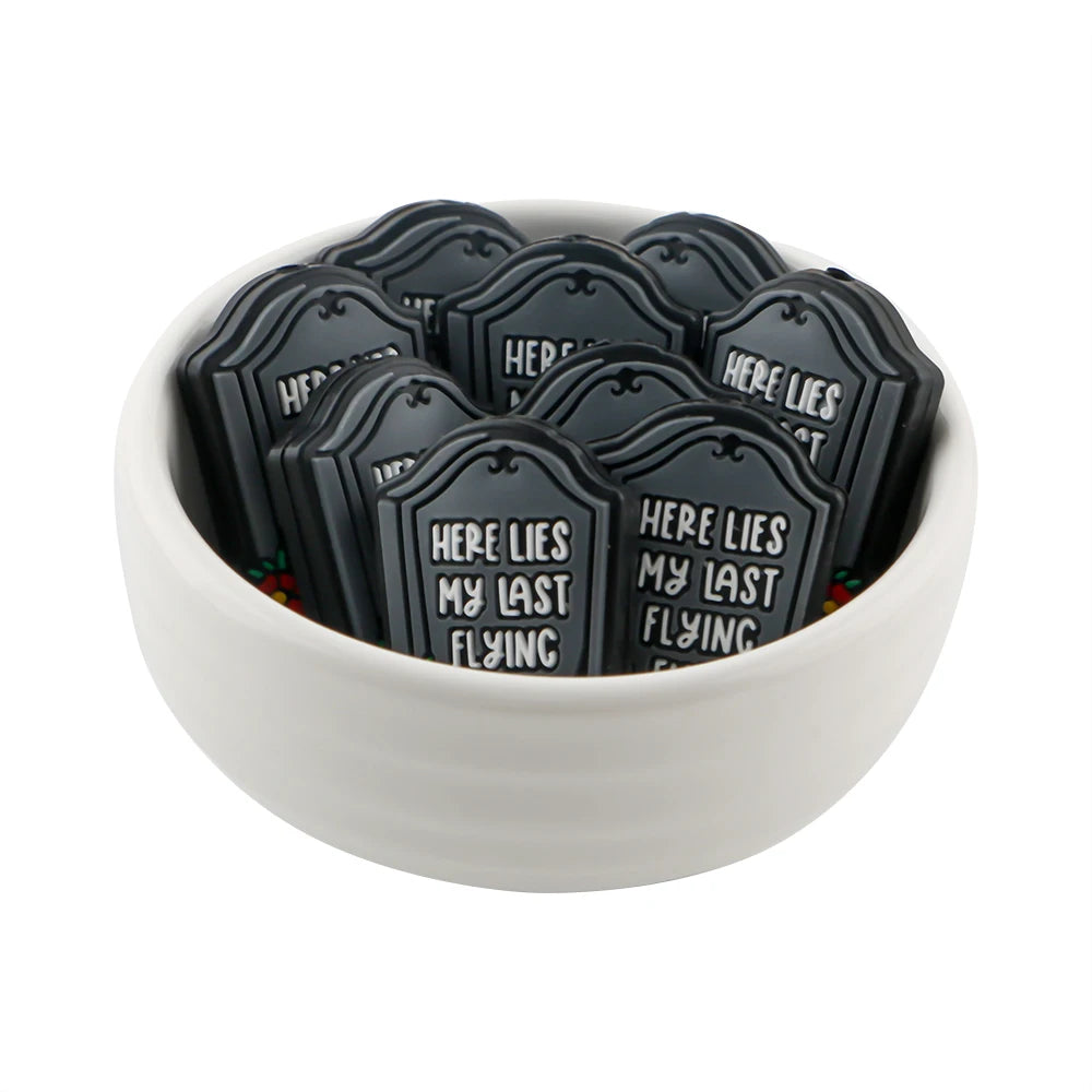 Lot de 5 ou 10 perles en silicone stéréoscopiques en forme de pingouin et de singe pour la fabrication de porte-clés et de bracelets faits à la main