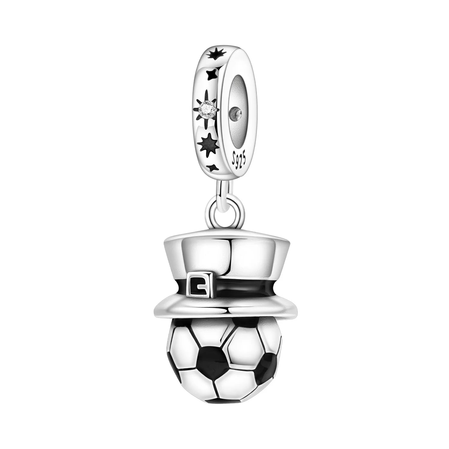 PANPOKI 925 Sterling Silver Surfboard Coconut Tree Pendant Charms Beads Fit Bracelet DIY Party Trendy Gift Jewelry Accessory