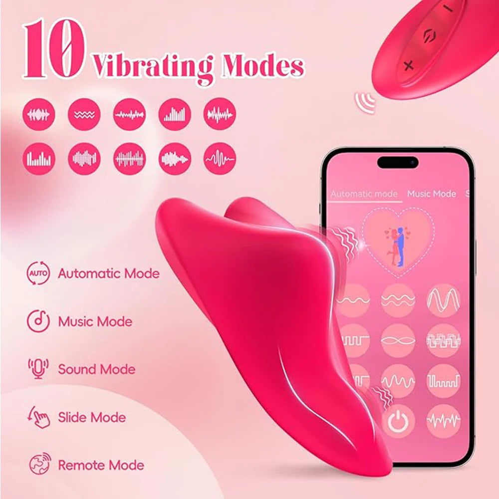 App Cellphone Remote Control Vibrator Wearable Panties 10 Vibration Vagina Clitoris Massager Mini Bullet Sex Toys for Women