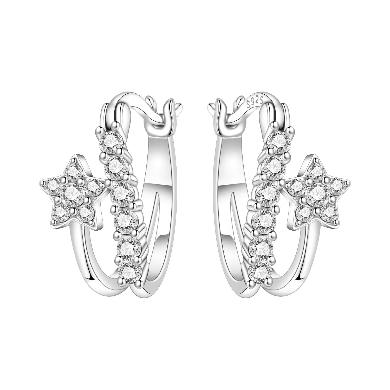 PANPOKI 925 Sterling Silver Vintage Carved Water Droplet Earrings Silver Hoop Earrings For Women Jewelry Original Party Gifts