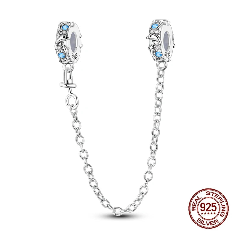 Summer 925 Sterling Silver Luminous Ocean Pendants Crab Whale Shark Charms Beads Fit 925 Original Bracelet Fine DIY Jewelry Gift