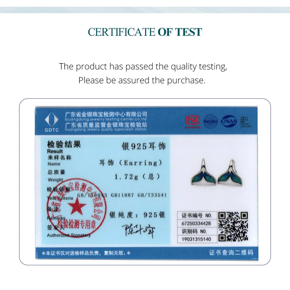 BAMOER Meerjungfrauen-Ohrringe aus 925er Sterlingsilber für Damen und Mädchen, vergoldete, hypoallergene Ohrringe mit Tiermotiven, süßes Schmuckgeschenk