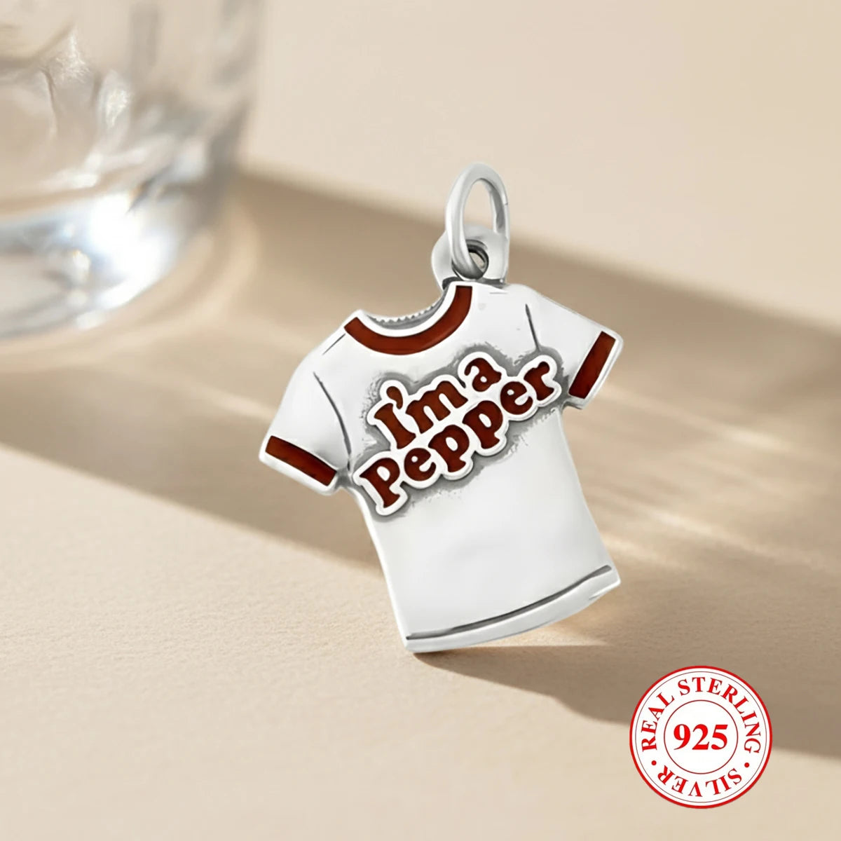 1pc S925 sterling silver Short sleeves Pendant,Unique and Retro style DIY pendant , for daily, party, and banquet decoration gif