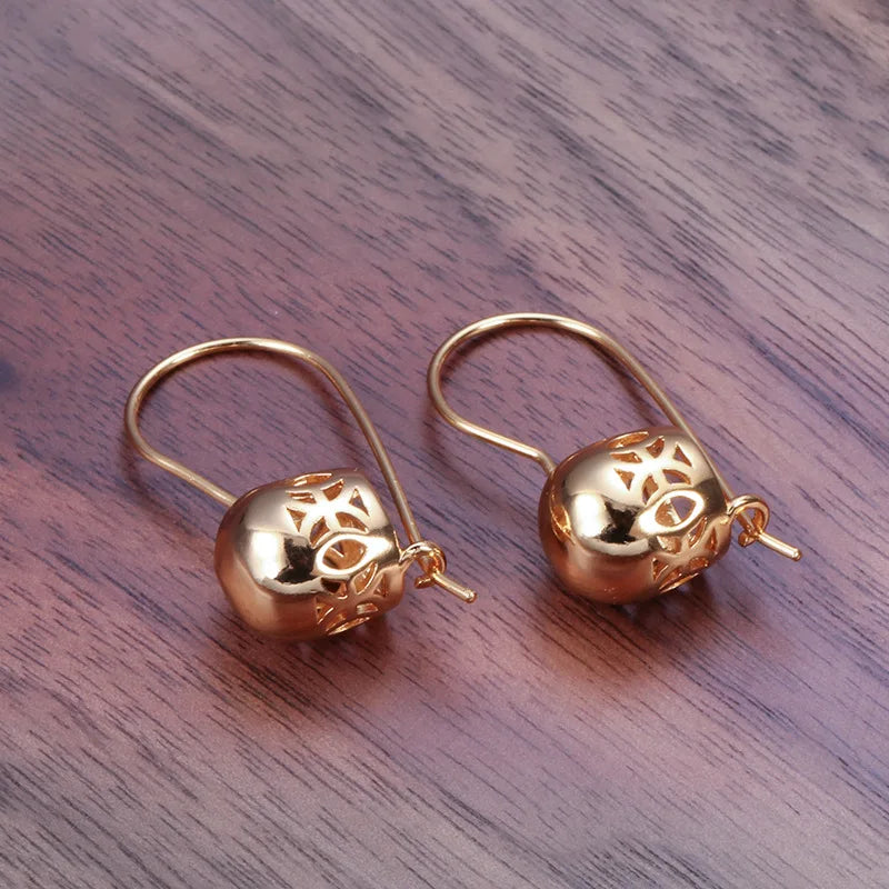 2025 Design Style 14K Gold Drop Earring for Women Bohemia Engagement Irregular Aros Mujer Oreja 14 K Gold Earring Box Fine Gift