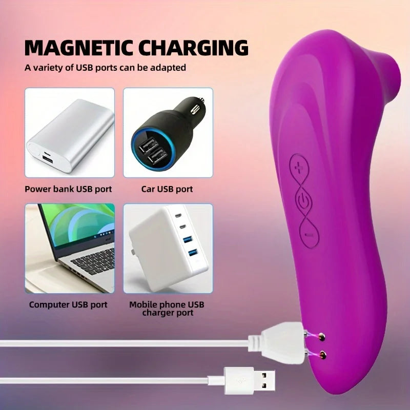 12 Modes Sucking Vibrator Female Clit Nipple Oral Vacuum Stimulator Masturbator Massager Sex Toy for Adults Sex Blowing toys