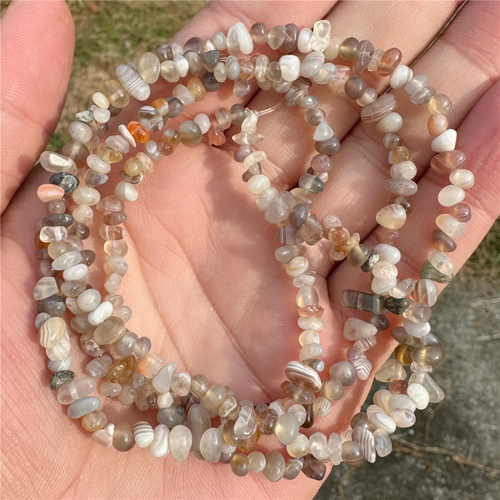 Natural Gravel Stone Beads Lapis Lazuil Bostwana Sodalite Chips Bead For Necklace Earrings Bracelets Jewelry Chain Beaded 3-5mm