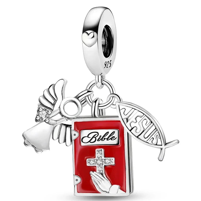 925 Sterling Silver Halloween Dark Phantom Pumpkin Devil Fit Diy Bracelet Necklace Making Gift Of High Quality Fine Jewelry