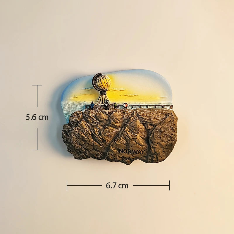 Europe Norway 3D Fridge Magnets Tourism Souvenir Refrigerator Magnets Sticker Collection Handicraft Decoration Articles