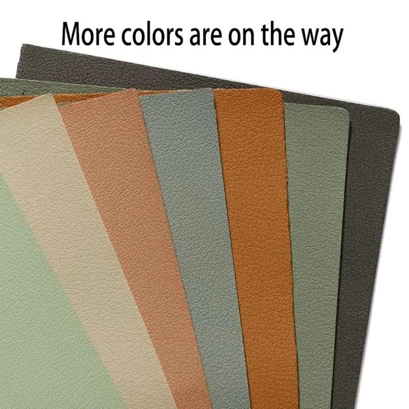 25x60CM Self Adhesive PU Leather Repair Patch Leather Patches for Furniture Car Seat Repair Leather Repair Tape Black