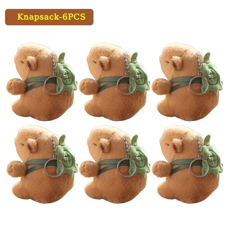 1-20PCS Water Dolphin Cotton Red Lovely Cute Creative Cute Capybara Pendant Plush Toy Doll Bag Charm Keychain Doll Doll Dolls