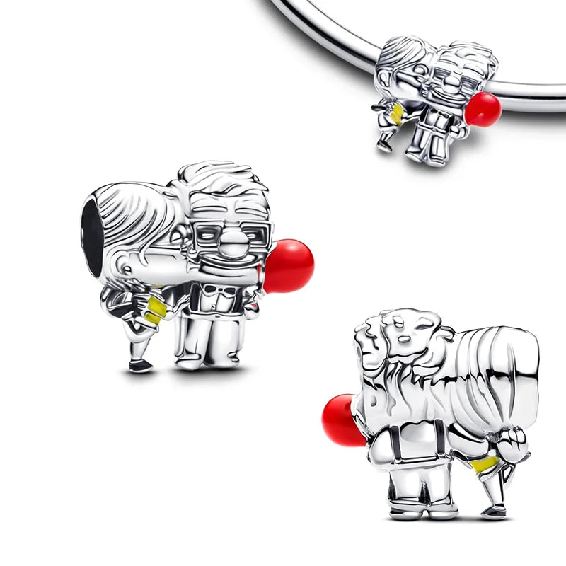 NEW in Charm Disney Cheshire Cat Charm beads Suitable for Original Women Stitch Bracelet Necklace Pendant Jewelry Holiday gifts