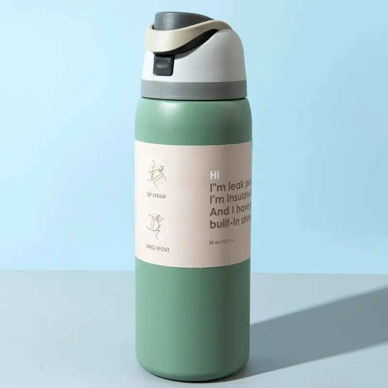 Vacuum Flasks & Thermoses Water Bottle Drinkware Thermo Tumbler Stainless Steel Thermal Mug Original Cold Hot Coffee