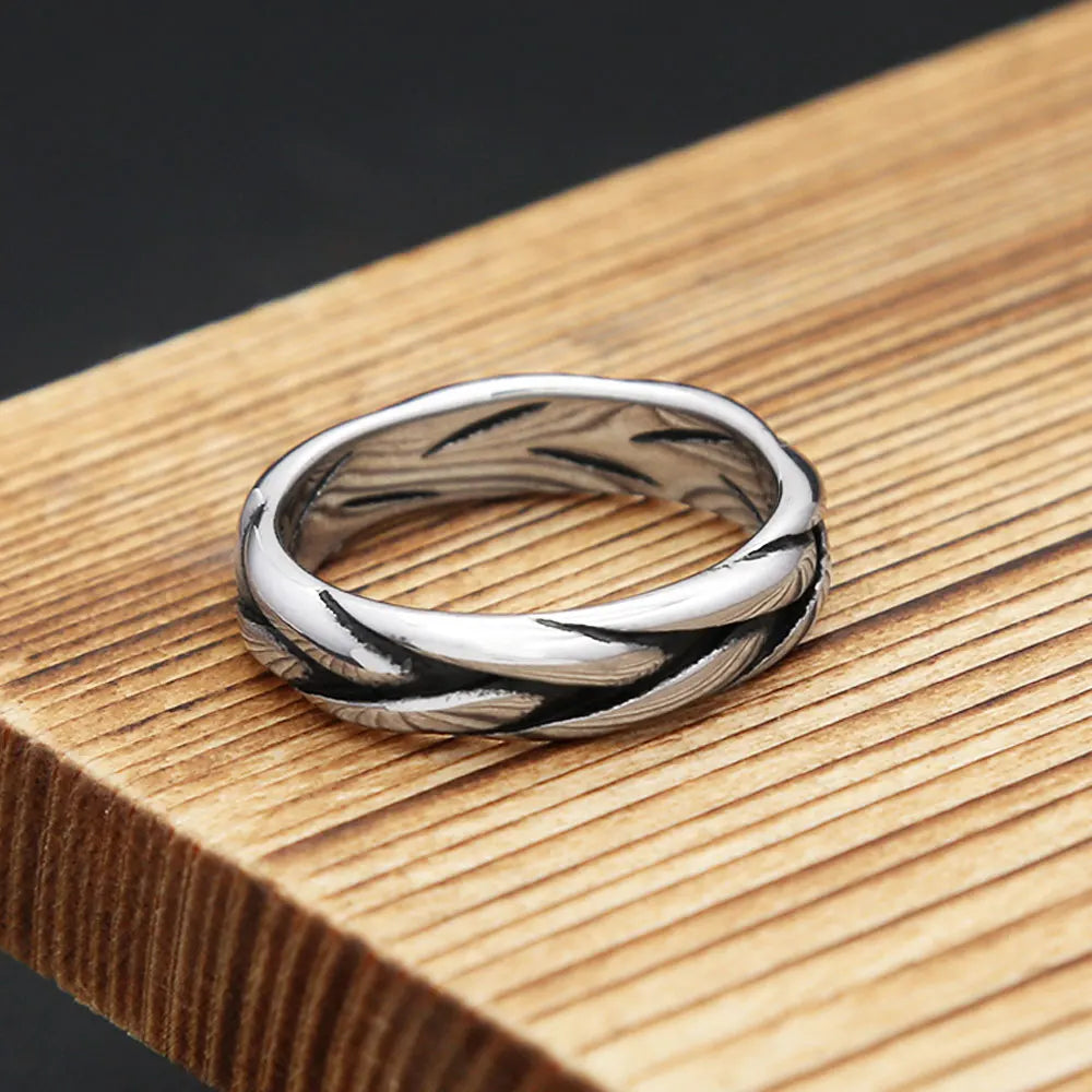Fashion Simple Mobius Rings For Men Women Punk Hip Hop Stainless Steel Viking Celtics Knot Ring Couple Jewelry Gifts Wholesale
