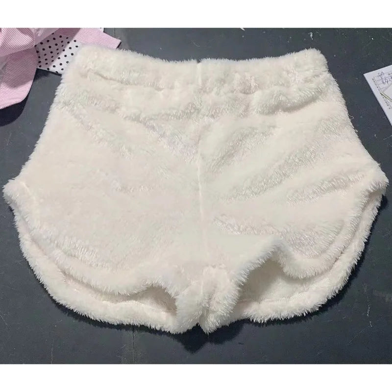 Spring Autumn Women Sweet Cute Sheep Ear Hooded Hoodies Girl Sexy Chic Long Sleeve Off Shoulder Loose Pullover Plush Sweatshirts