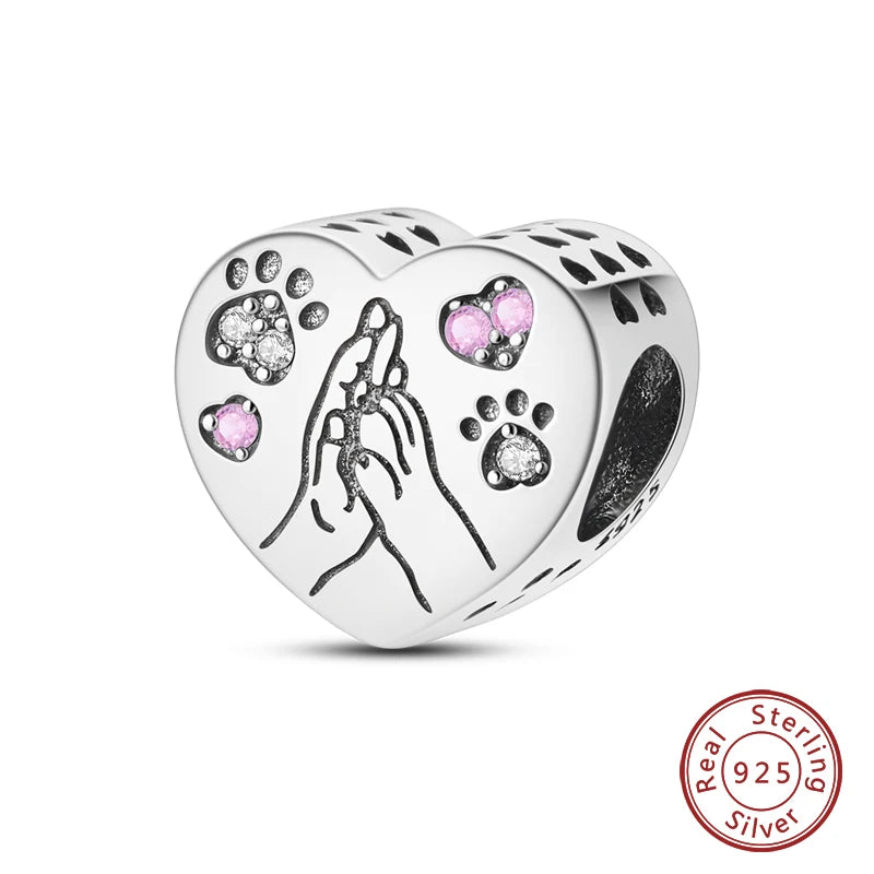 Fit Qikaola 925 Original Bracelets Blue Zircon Owl Luminous Sea Turtle Octopus 925 Silver Charms Beads DIY Birthday Jewelry Gift