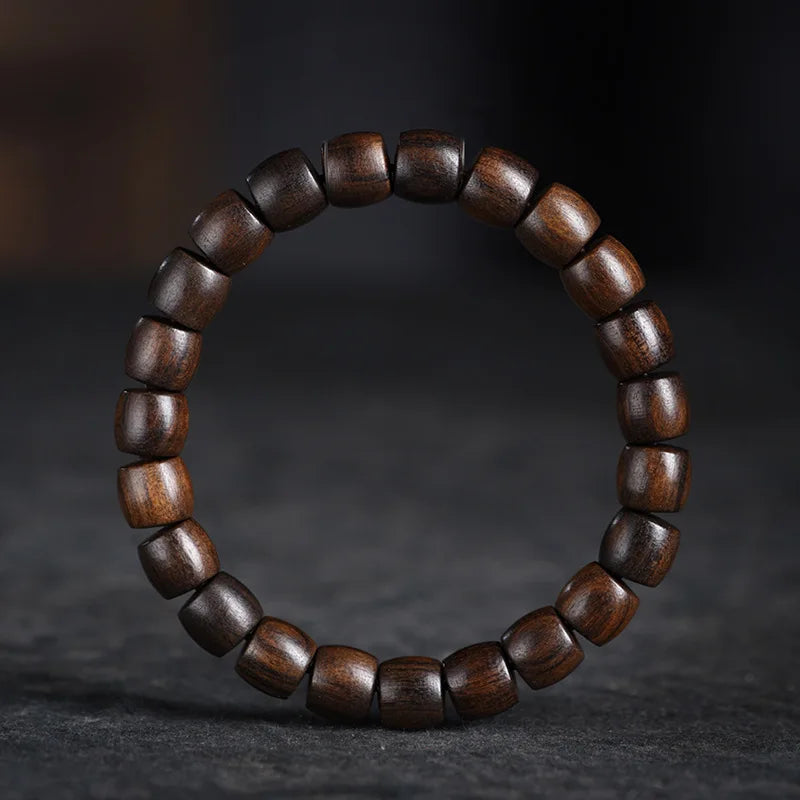 MKENDN Natural Wooden Beads Bracelet Tibetan Buddha Rosary Handmade Bracelets Men and Women Yoga Meditation Prayer Beaded GIfts - Madeinsea©