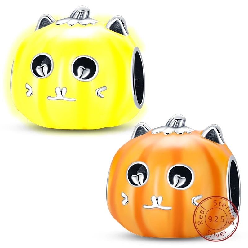Halloween 925 Sterling Silver Design Charms Beads Pendants Suitable for Original Bracelet DIY Exquisite Making Jewelry