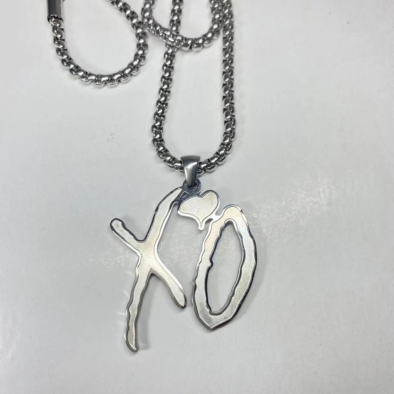 Delicacy Fashion Hip Hop Rock Titanium Steel Letter Pendant Necklace Heavy Industry Personality Men Cool Party Jewelry - Madeinsea©