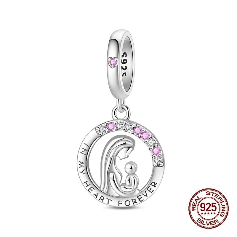 Neue Charms-Perlen aus 100 % 925er Sterlingsilber – ideal als Geschenk zum Vatertag, Muttertag oder für andere Anlässe. Passen perfekt auf Armbänder und eignen sich auch hervorragend zum Selbermachen von Schmuck.