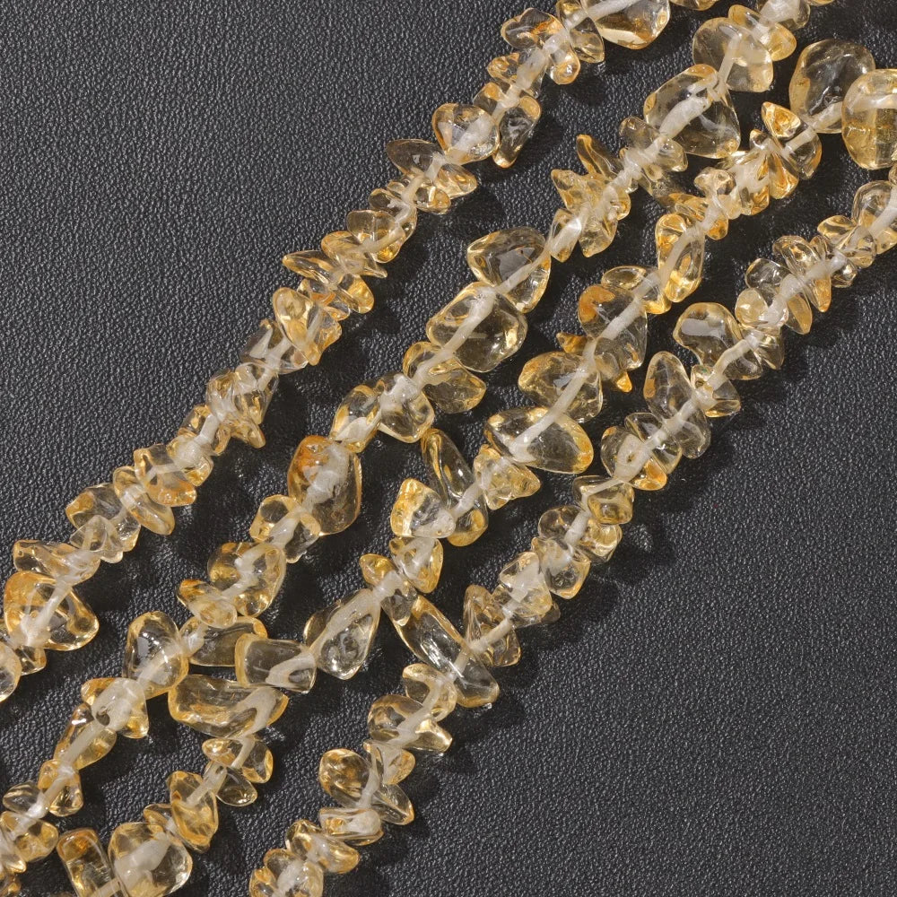 5-8MM Colorful Irregular Glass Beads Dyed Transparent Crystal Chips Beads Fit DIY Women Jewelry Bracelet Necklace Earring