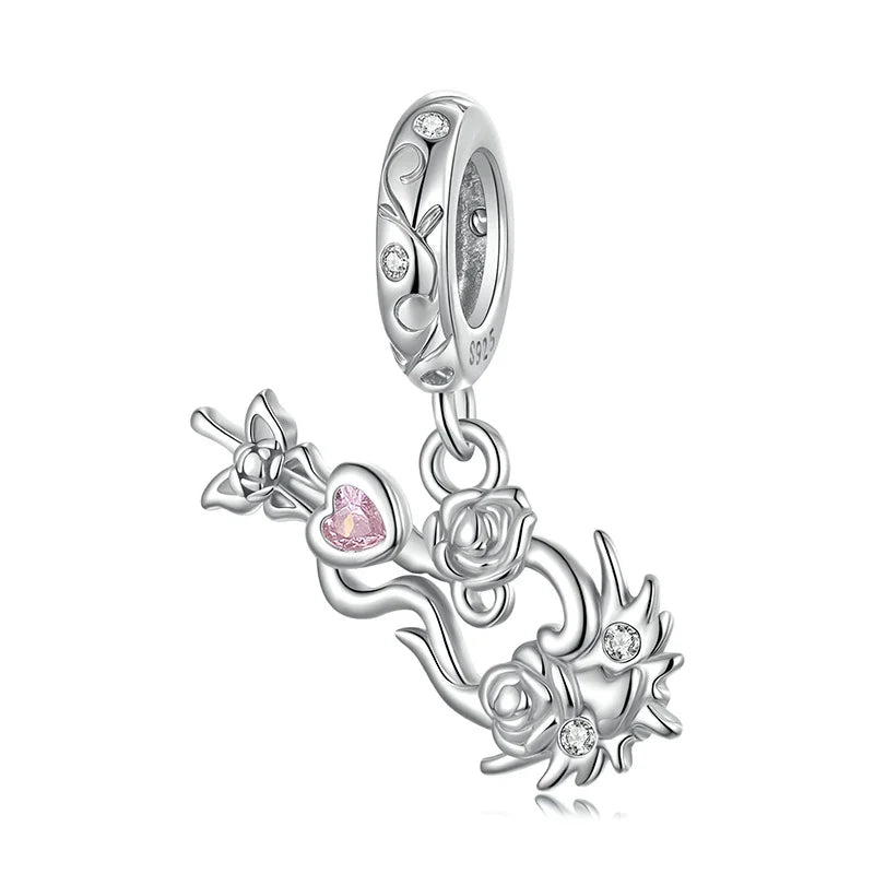 BAMOER 2025 Spring Series 925 Sterling Silver Flower Elf Charm fit Original Bracelet DIY Jewelry Accessories Butterfly Beads