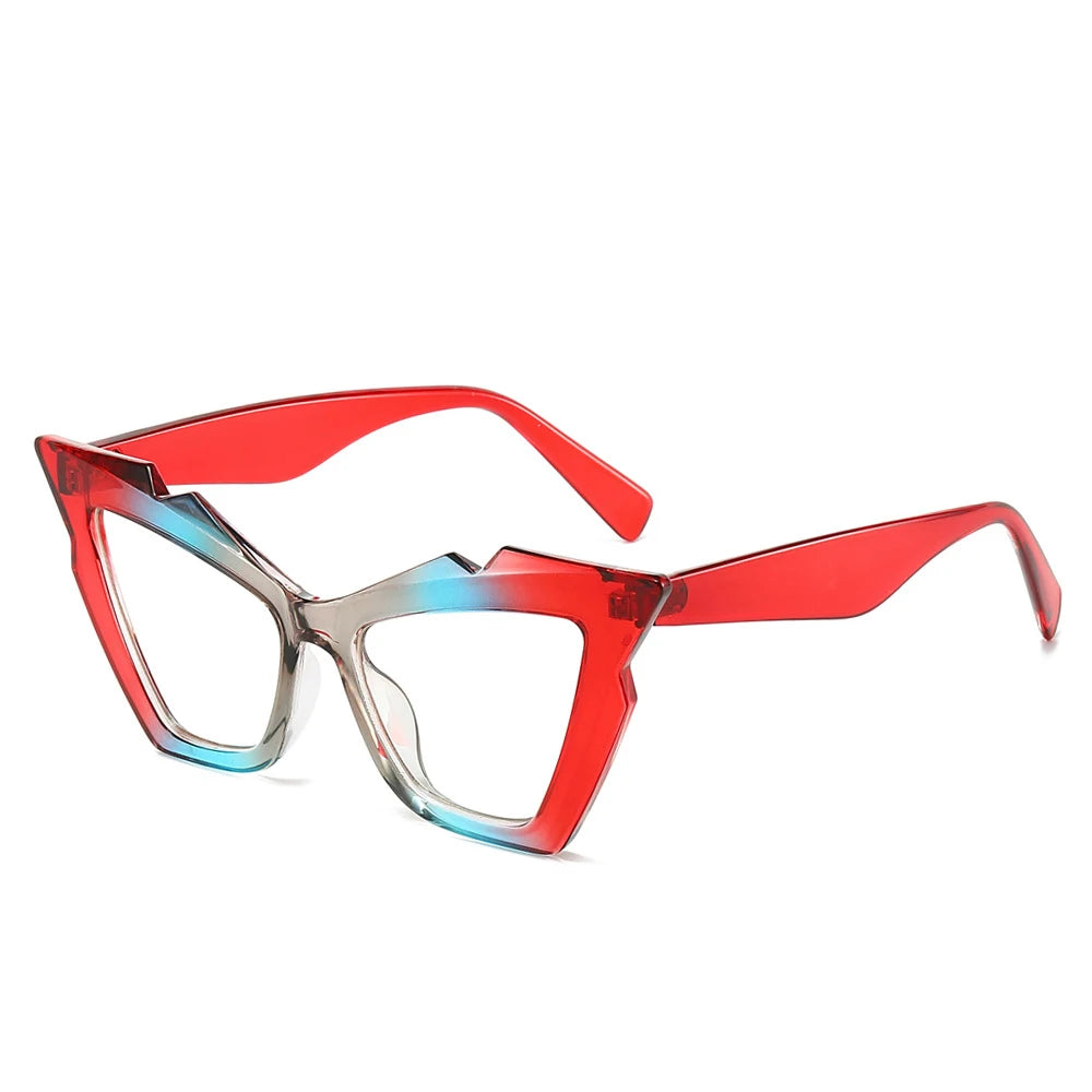 Oversized Cat Eye Sunglasses Women Big Frame New Luxury Brand Fashion Y2K Punk Sun Glasses For Ladies Retro Trendy Eyewear UV400