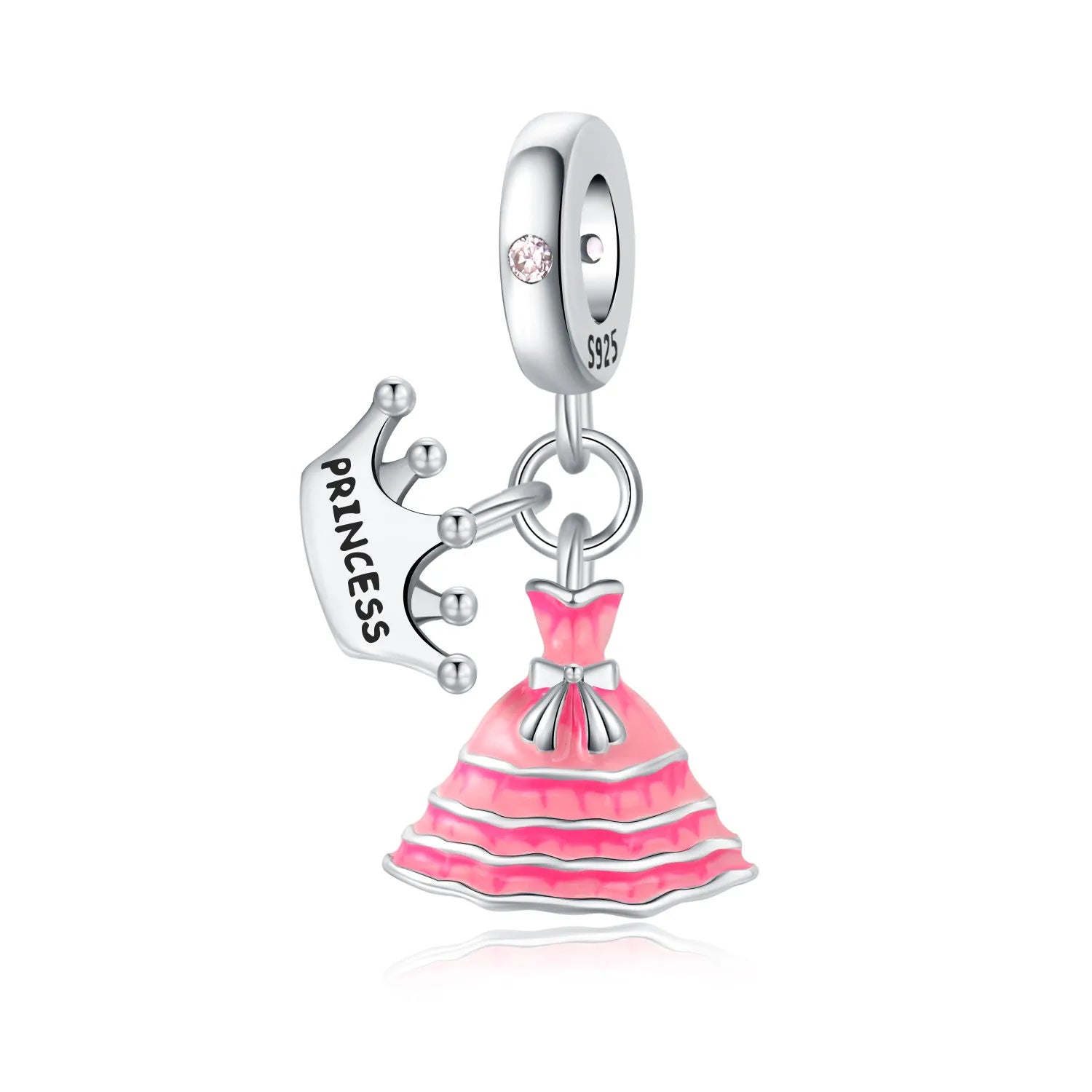PANPOKI 925 Sterling Silver Classic Love Perfume Bottle Pendants Bracelet Charms Fit Women Jewelry Party Beads DIY Trendy Gifts