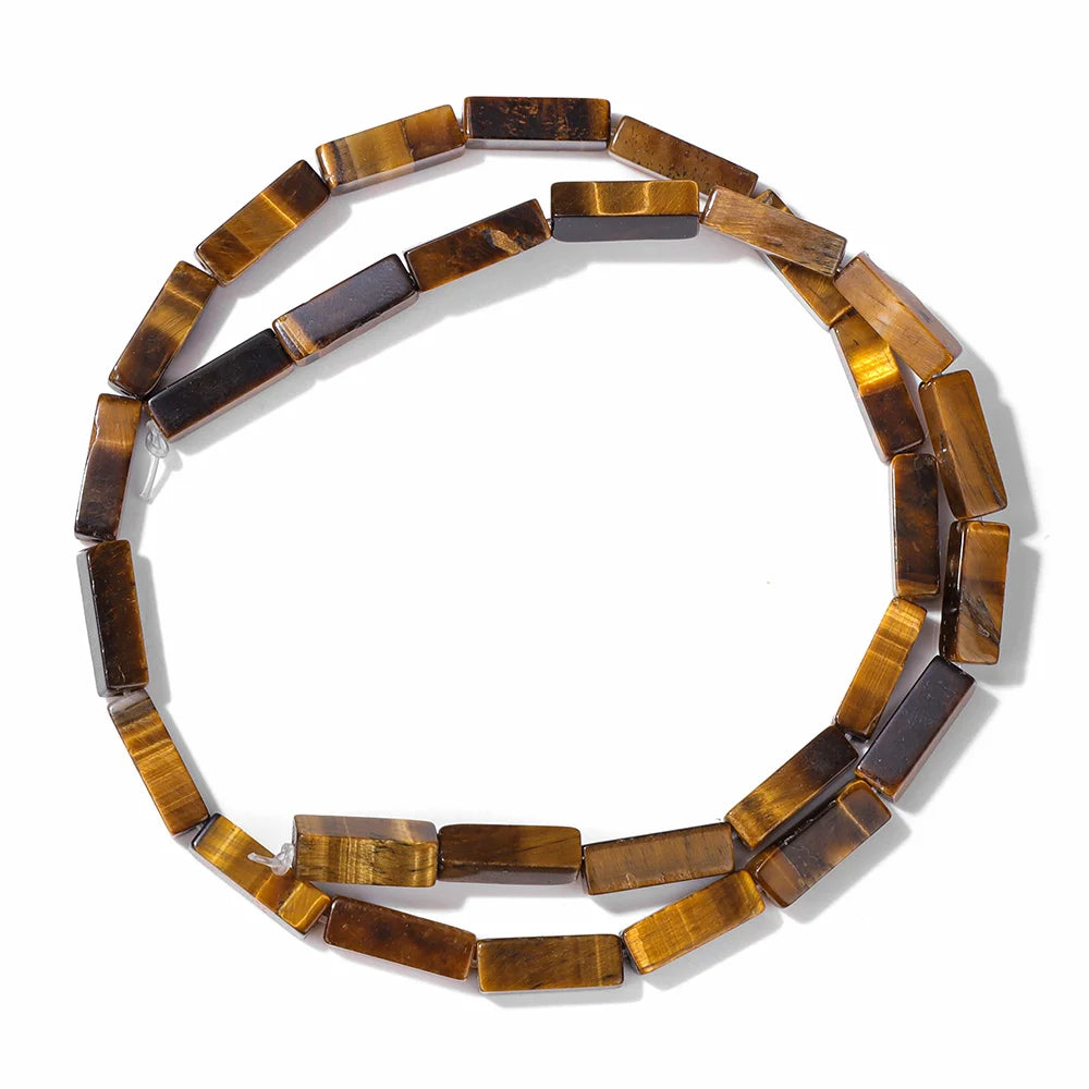 High Quality Yellow Tiger Eye Stone Beads Natural Round Heart Rondelle Cube Irregular Loose Spacer Bead For Jewelry Making DIY