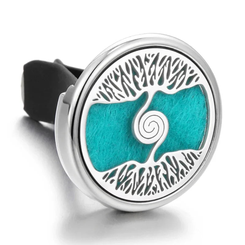 10PCS/LOT Wholesale Car Perfume Diffuser Car Clips Pendants Lockets Perfume Essential Oil Diffuser Aromatherapy Pendant Necklace