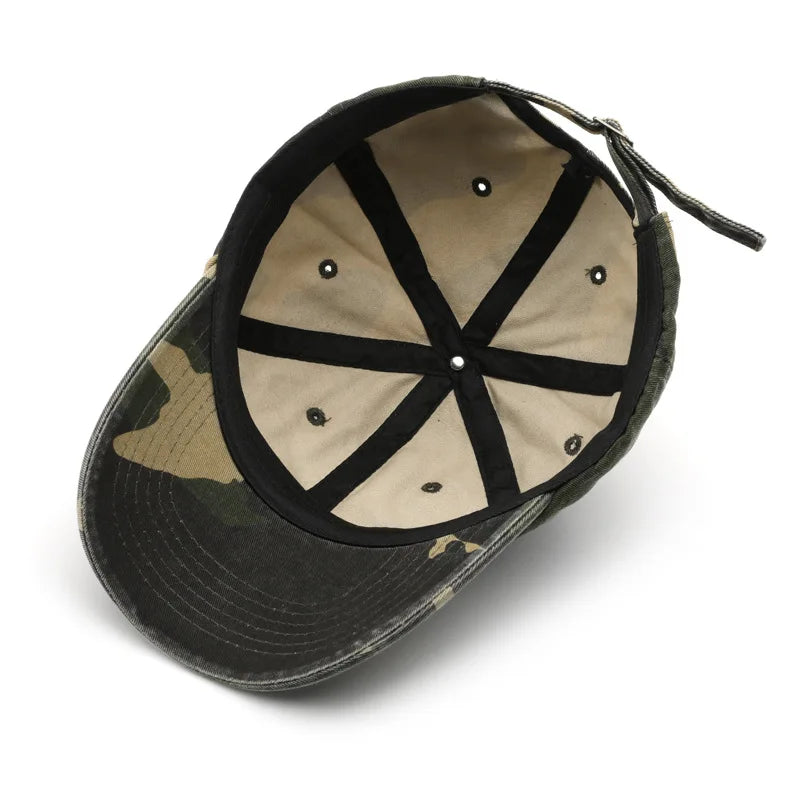 Unisex Baseball Cap Solid-color Light-coated Camouflage Sun Protection Shading Baseball Cap Engaged In Outdoor Sports Fashion