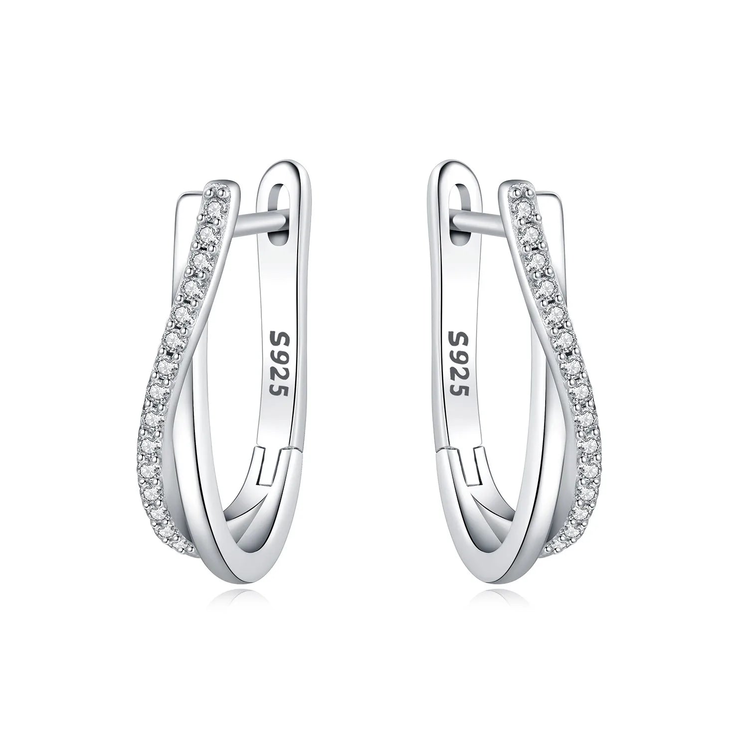 PANPOKI 925 Sterling Silver Vintage Carved Water Droplet Earrings Silver Hoop Earrings For Women Jewelry Original Party Gifts