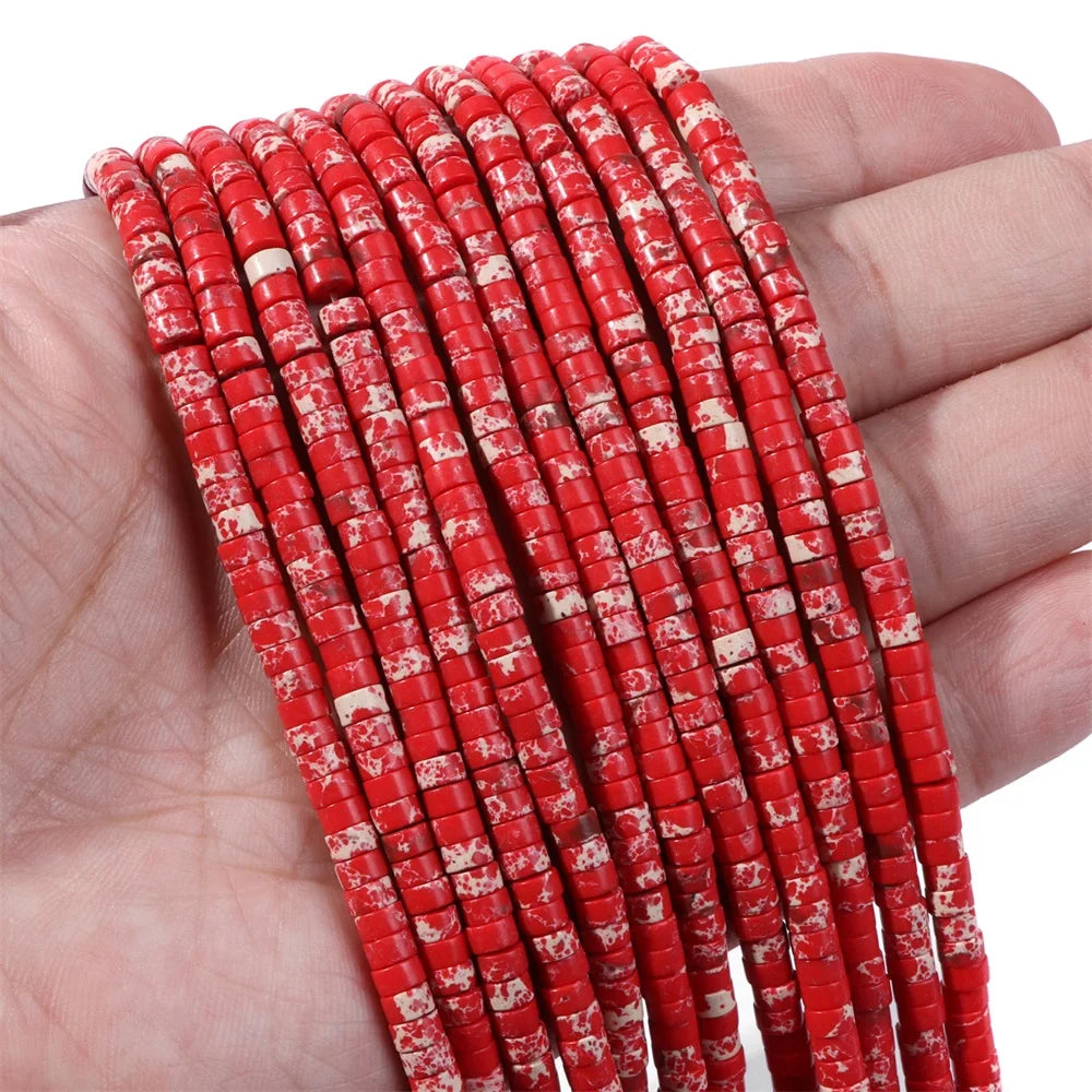 New Arrival Pink Stone Bead Natural Rose Quartzs Jades Jaspers Rondelle Shape Loose Beads For Jewelry Making  Accessories 2x4mm