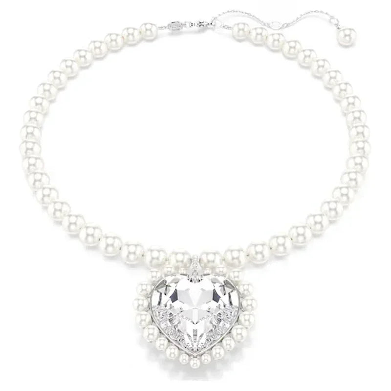 Good Brand Silver Color Ariana Grande Tennis Necklace Women Romantic Luxury Gift Jewelry Set Jewelry Sets 925 sterling silver - Madeinsea©