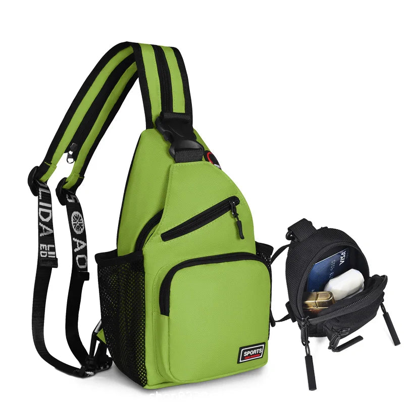 Geestock Convertible Backpack 2 in1 Small Sling Backpack for Women Crossbody Daily Bag Waterproof Chest Bag for Travel Hiking