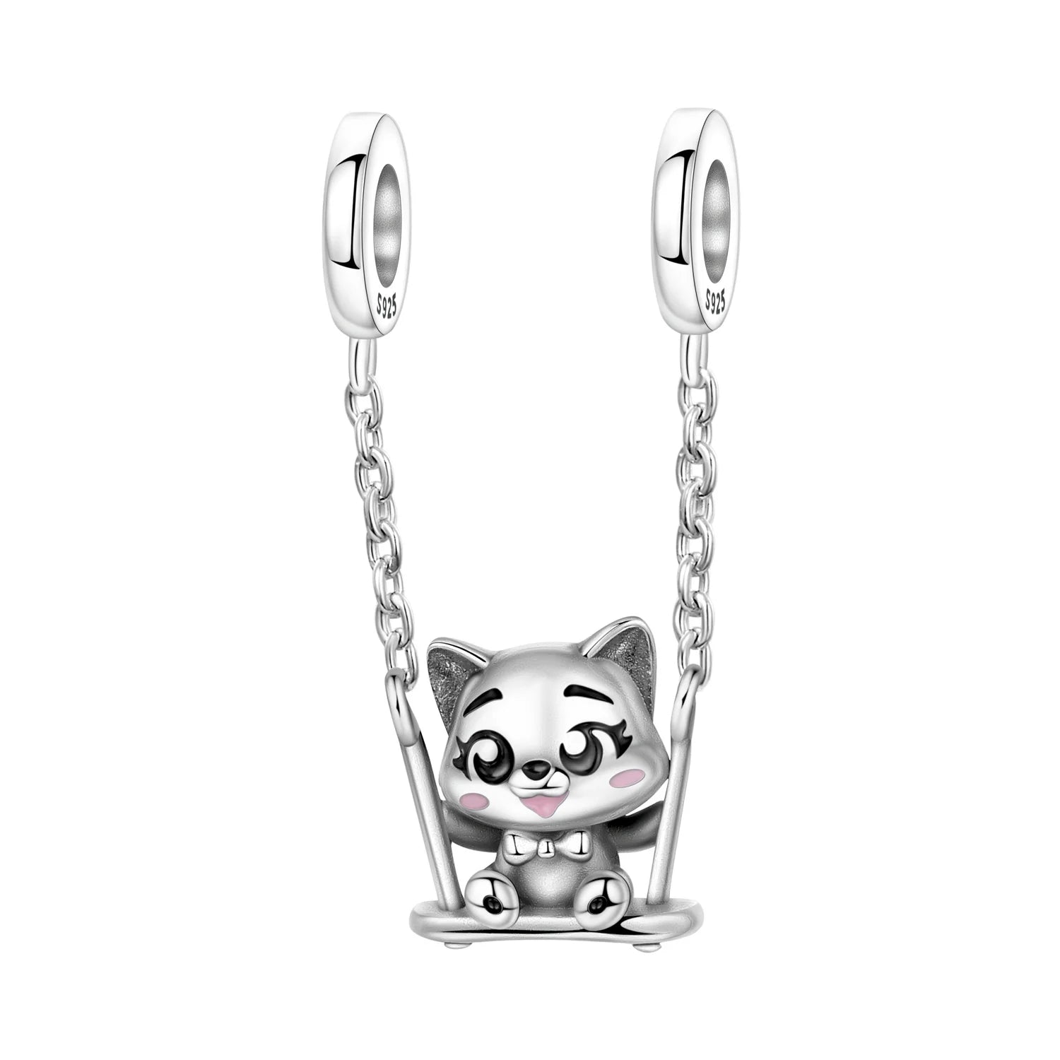 PANPOKI 925 Sterling Silver Cute Penguin Animals Pendant Beads Original Pendants Bracelet Charm Jewelry Party DIY Trendy Gifts