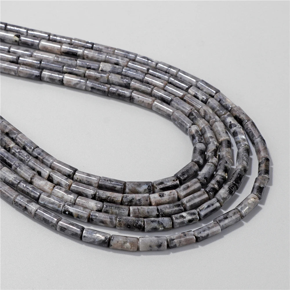 5x9mm Natural Cylinder Column Stone Bead Agat Aventurine Amethyst Jasper Quartz Loose Spacer Beads DIY Necklace Earring Bracelet