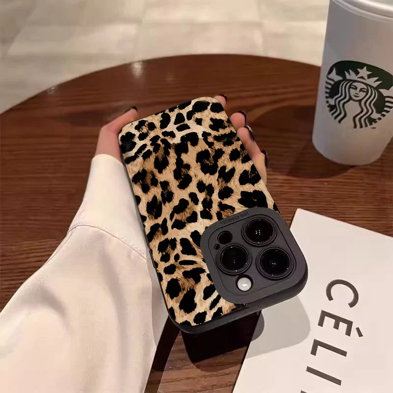 Animal Print Leopard Print Phone Case for Xiaomi Mi 14 13 12 11 Lite 5G 14T 13T 12T 12X Poco M6 X6 X5 X3 F5 F6 Pro 4G Soft Cover