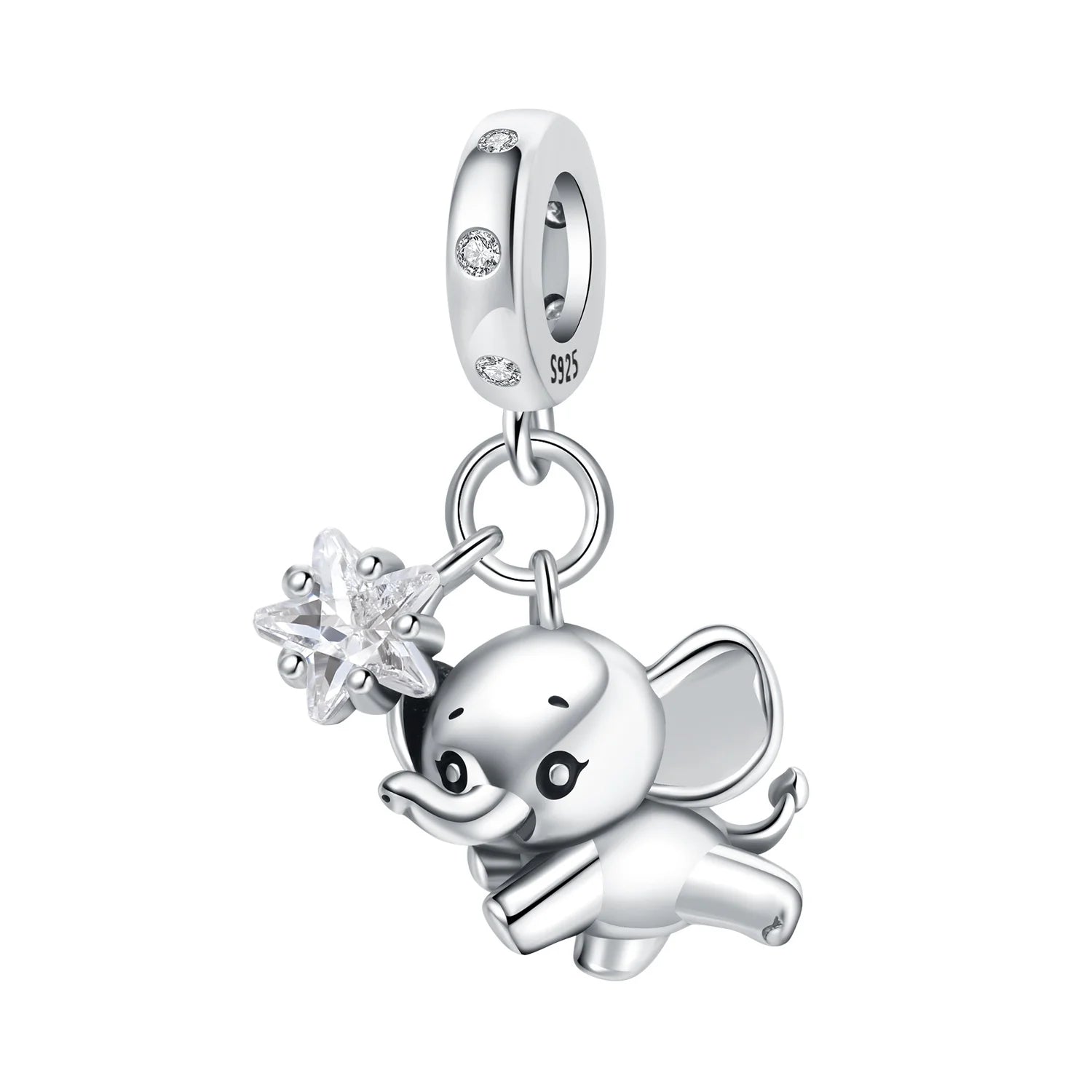 PANPOKI 925 Sterling Silver Cute Penguin Animals Pendant Beads Original Pendants Bracelet Charm Jewelry Party DIY Trendy Gifts